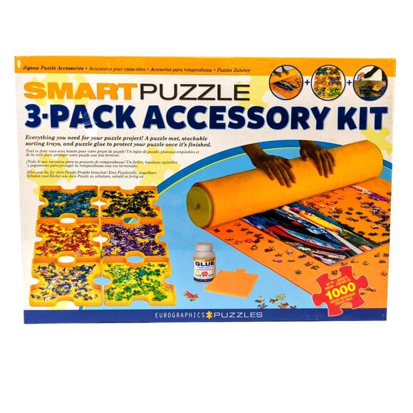 Eurographics Puzzles Smart Puzzle 3-Pack Accessory Kit New Sealed Puzzle Tool - Picture 1 of 5